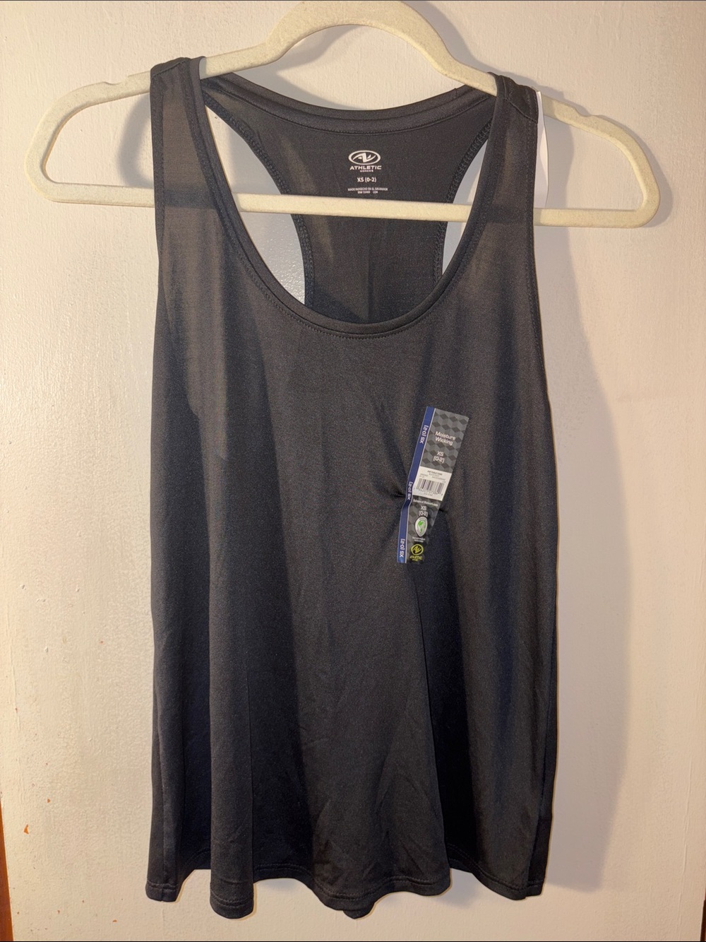 *4 for $25 SALE* Athletic Works Black Racerback Performance Tank